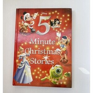 Disney Christmas 5 Minute Stories Hardback Book with Illustrations